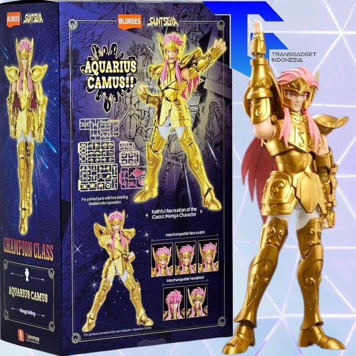 BLOKEES Saint Seiya Aquarius Camus 08 Champion Class Buluke Plamo 75009