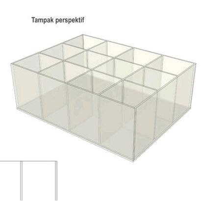 akrilik display box/box akrilik/akrilik box