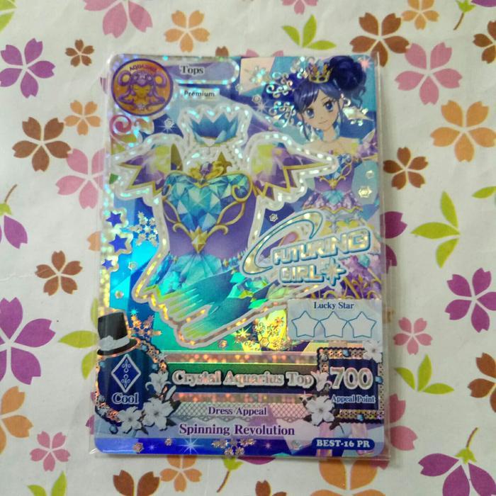 aikatsu premium tops crystal aquarius top aoi versi BEST