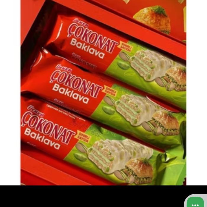 COKONAT ULKER TURKI WAFER COKONAT BAKLAVA PISTACHIO COKLAT