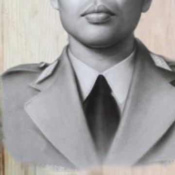 BERGARANSI HIASAN DINDING PAJANGAN LUKISAN KAYU JENDRAL SOEDIRMAN SUDIRMAN