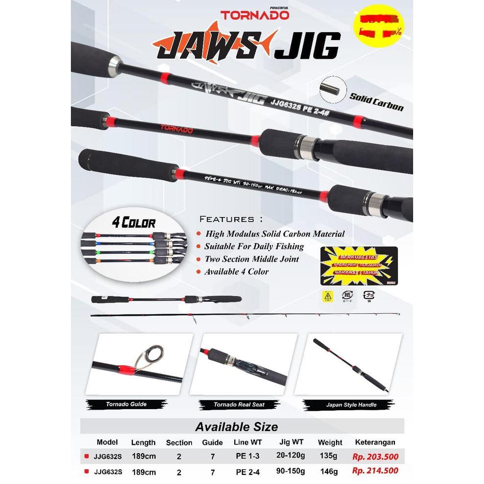 Joran Tornado Jaws Jig 632 - Joran Jigging