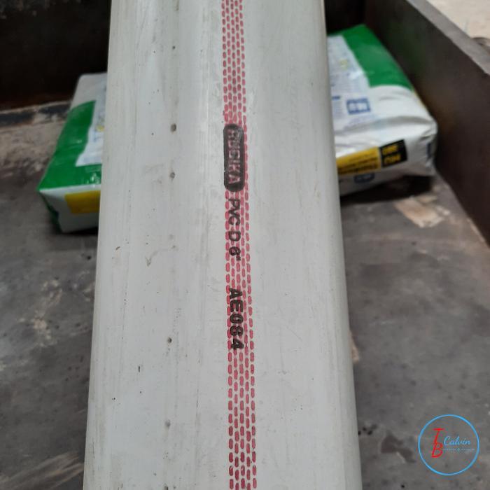 Pipa PVC 6 inch Rucika WAVIN (D) per Batang