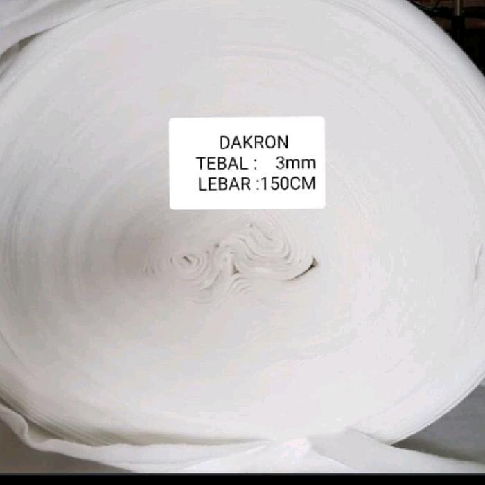 DAKRON PRESS TEBAL 3MM LEBAR 150CM HARGA PER METER kain plafon kamar