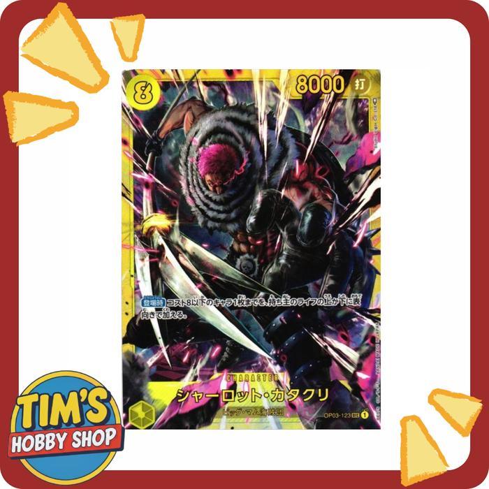Kartu One Piece TCG Katakuri OP03-123 SEC One Piece Card Game
