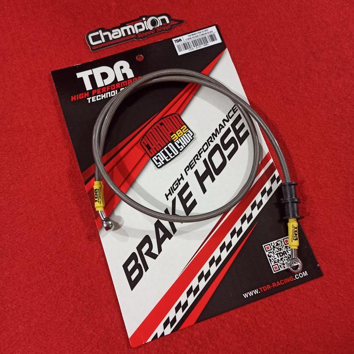 Selang Rem Depan TDR 110cm 110 cm Silver All New NMAX 2020 UP NON ABS