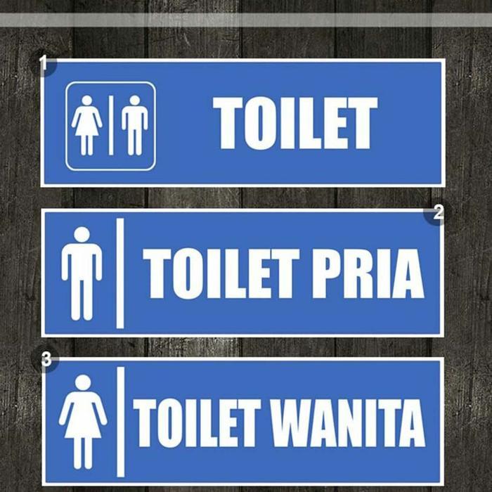 sticker toilet pria wanita