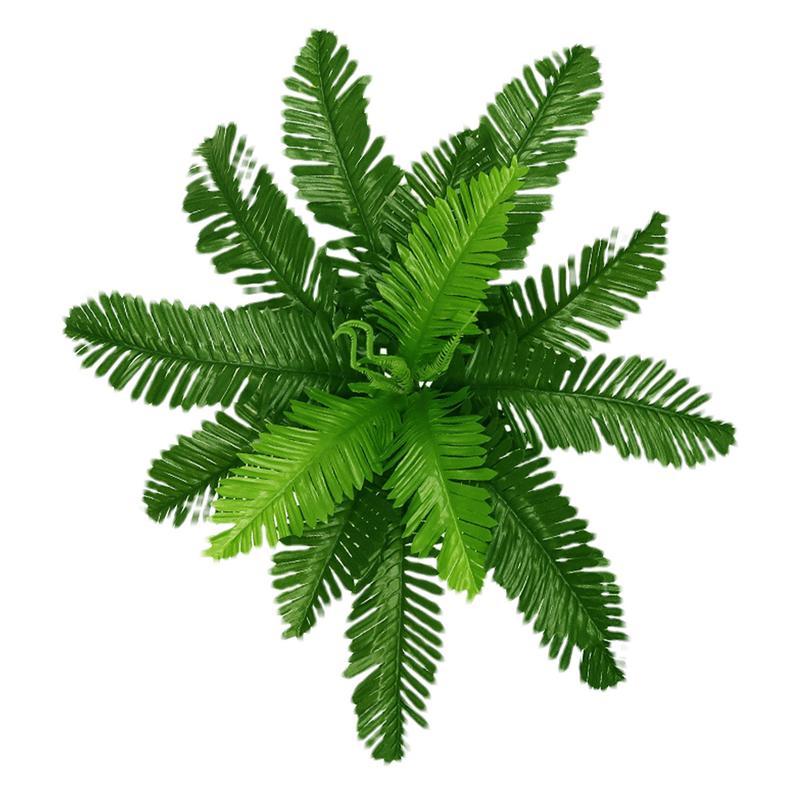Artificial Fern Non Fading Faux Fern Silk iron wire Vivid Ferns Artificial Plants Fake Fern Plant fo