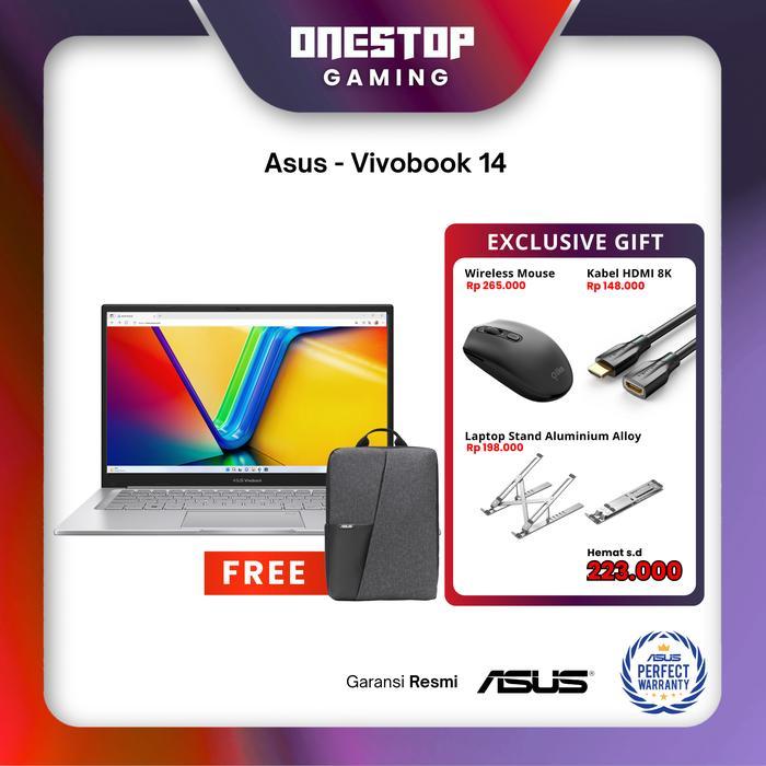 Asus Vivobook 14 M1405YA Ryzen 7 7730U RAM 16GB 512GB - 1TB SSD 14" WUXGA IPS Windows 11 + OHS