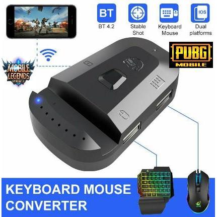Konverter Keyboard Mouse Gaming Bluetooth Wireless Converter Android