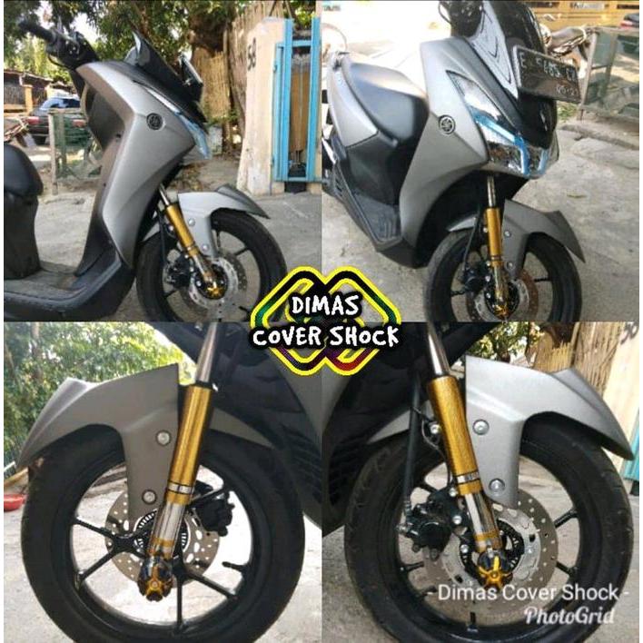 Cover shock depan yamaha lexi cover shock variasi lexi *