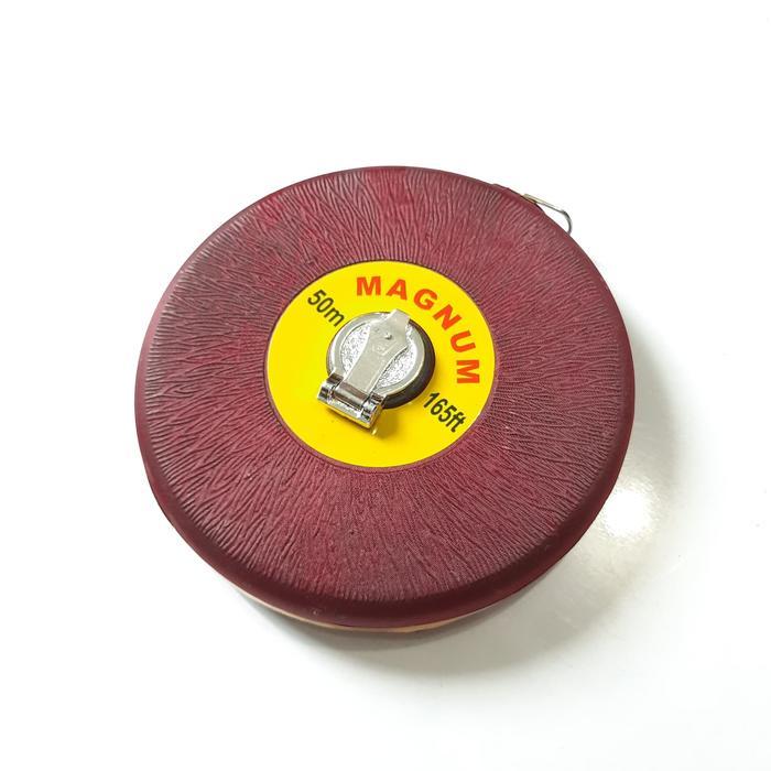 Meteran Bulat 50meter / Meteran Gulung / Meteran Kain / meteran tanah