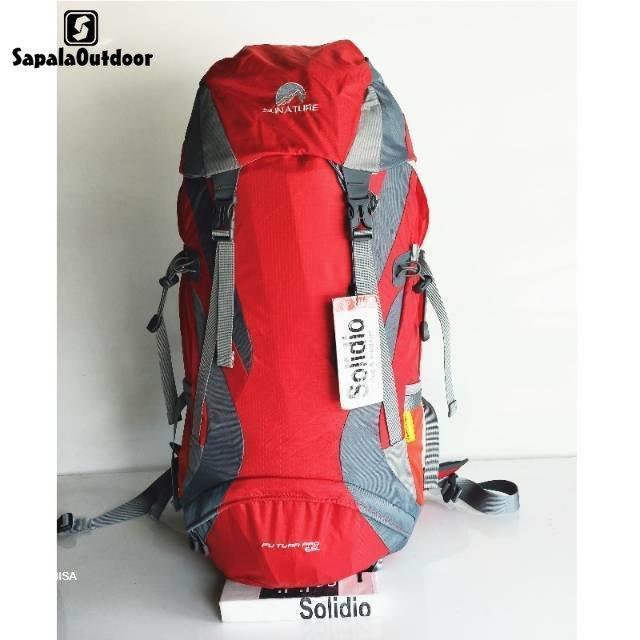 FREE ONGKIR Tas Gunung 65 Liter Sunature Futura Pro + Rain Cover Included