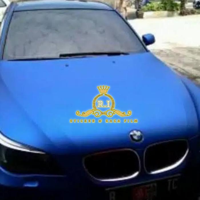 "New" [LEBAR 122CM] Sticker HITAM Glossy Skotlet Mobil Motor Car Wrapping