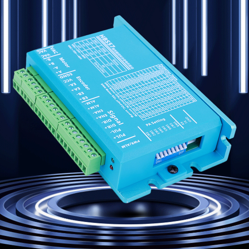 HBS57 Stepper Motor Driver AC20-80V/DC24-70V Stepper Motor Driver Controller Encoder 1000 Lines