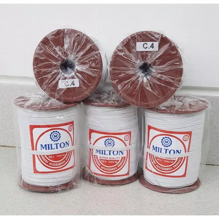 Karet elastis Milton 4 MM Karet Baby Milton 90 Yard