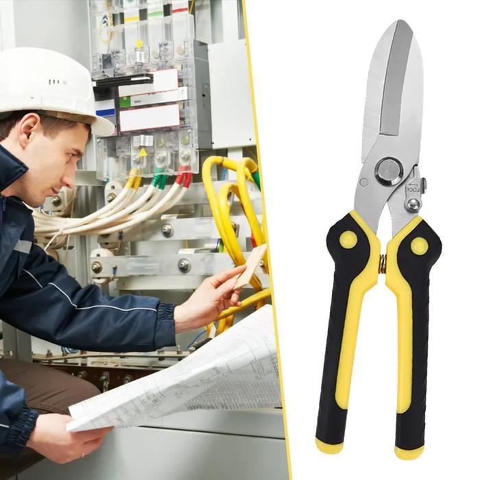 TERBARU Gunting Lembaran Besi/Gunting Listrik/ Gunting Baja Tahan Karat/ Gunting Trunking Industri