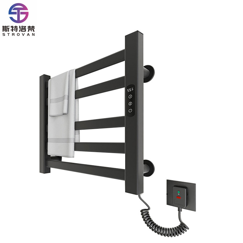 Towel Warmer Heater Bathroom Electric Heated Drying Rack Towel Warmer Shower Door Towel Bar for