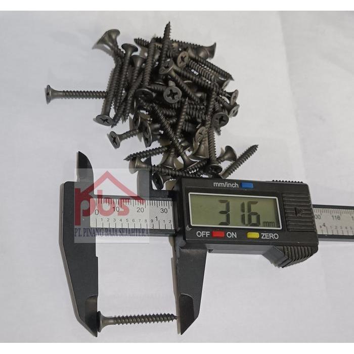 [T] DUS SEKRUP GIPSUM 6 X 1" (2.5CM) / SEKRUP GIPSUM 6 X 1 1/4" (3CM) / SEKRUP GIPSUM 6 X 2" (5CM)