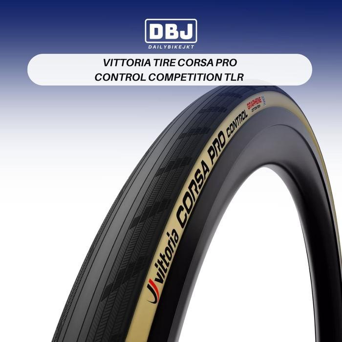 VITTORIA Corsa Pro Control Competittion Para 700x25 / 700x26 / 700x28 / 700x30 Tubeless Ready - Ban