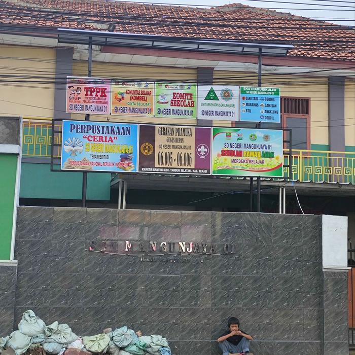 Plang Nama Sekolah, Kantong, Klinik, Pt, Dll Tbk