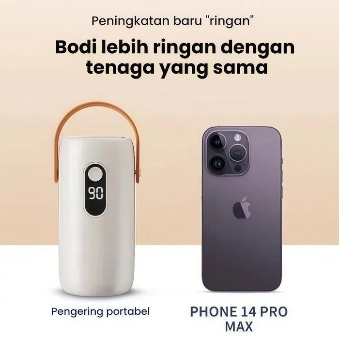 Mini Mesin Pengering Pakaian Portabel Pemanas Pengering Pakaian Lipat Listrik Pengering Otomatis