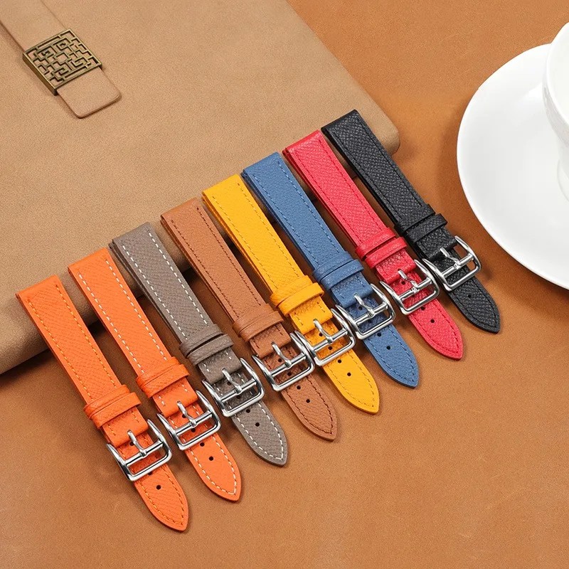 Genuine Leather Watch Strap Of The Watch Is Suitable For Hermes 14/16/18/20mm Fashionable