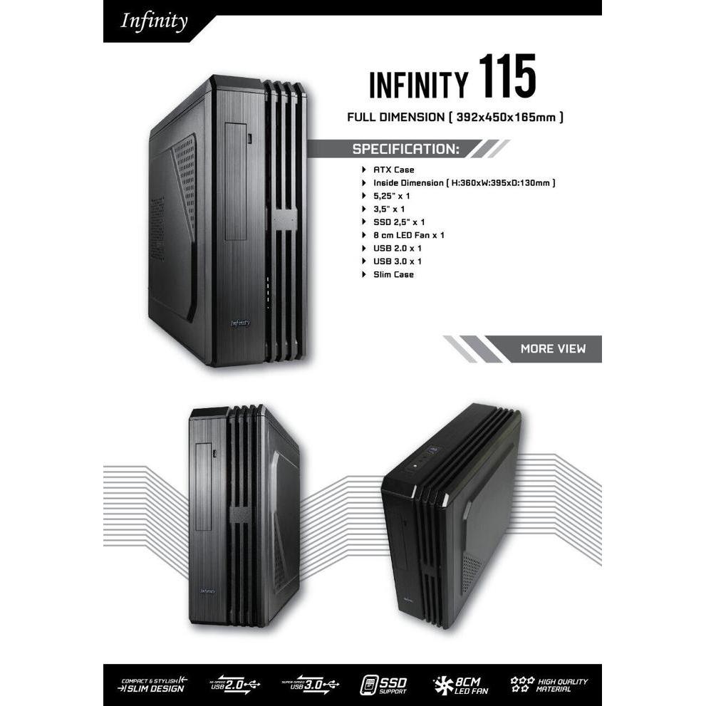 CASING INFINITY + PSU 400 WAT INFINITY TERBATAS