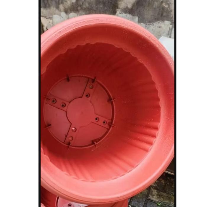 Paket 3 Pcs Pot Tanaman Hias Jumbo Super 50 Tebal Pot Besar Buah Bunga Ukuran 50 Tinggi 40