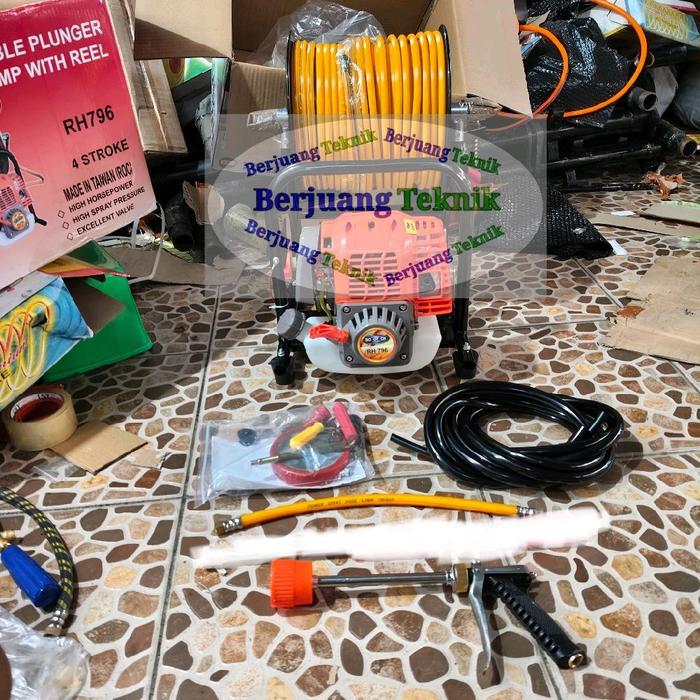 fdm SPRAYER PORTABLE 4 TAK KOMPLIT SELANG 100 METER DAN SELANG 10 METER DAN STIK GUN KABUT SPRAYER