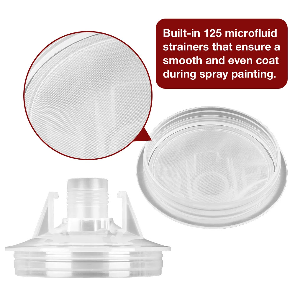50Pcs Disposable Spray Gun Paint Mixing Cup H/o Quick Cup Paint System Airbrush Tank 160ML with
