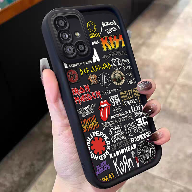 Casing Hp untuk Samsung Galaxy A51 M40s Case Racing Sticker Band Kasing silikon Cesing Softcase anak