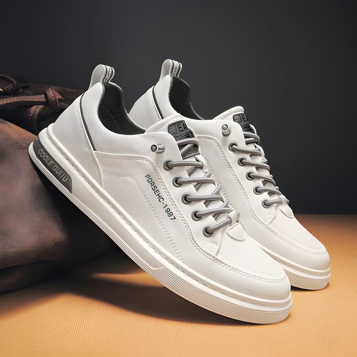 Primeroses - Leedoo Sepatu Tali Putih Sepatu Kulit Pantofel Sepatu Pria Formal Sepatu Hitam Sneakers