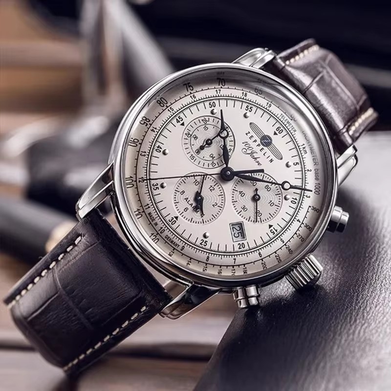 2026 Zeppelin Airship Commemorative Automatic Men's Retro Business Watch Fashion Leisure Timepiece