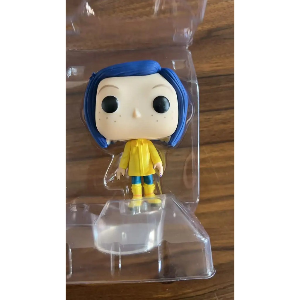 Funko Coraline POP Coraline in Raincoat 423# Vinyl Dolls Figure Model Toys for Christmas Carvinal