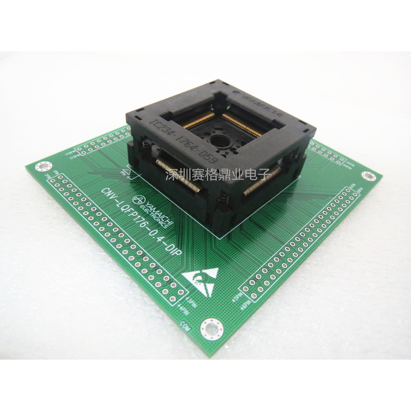 OPENTOP QFP176 LQFP176 YAMAICHI IC234-1764-059 IC BURNING SEAT ADAPTER TESTING SEAT TEST SOCKET TEST