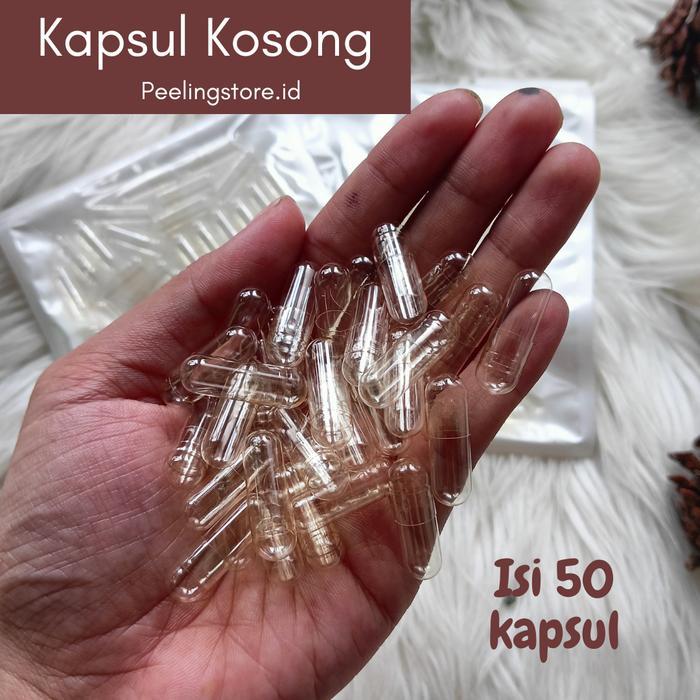 "New" 50 pcs Kapsul Kosong Kapsul Untuk Kertas Mood