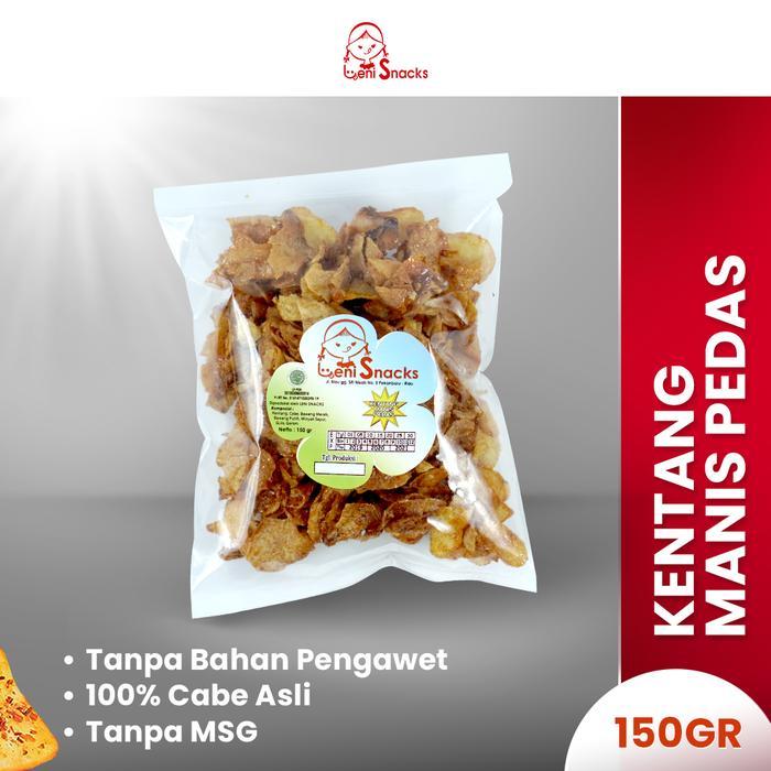 Keripik Kentang Manis Pedas
