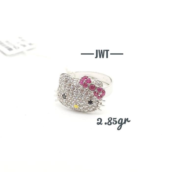 cincin emas ANAK Hello Kitty mata - 75% GOLD