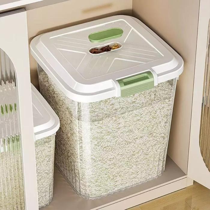 Tempat Penyimpanan Beras Wadah Beras Tempat Beras 25Kg Model Baru Tempat Beras 10 Kg Estetik