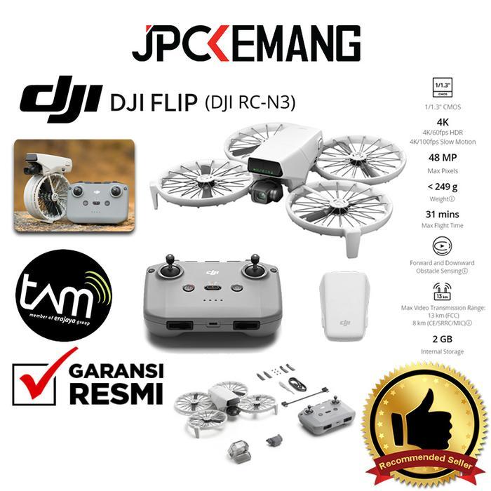 DJI Flip Basic with DJI RC-N3 Drone Camera DJI Drone Garansi Resmi