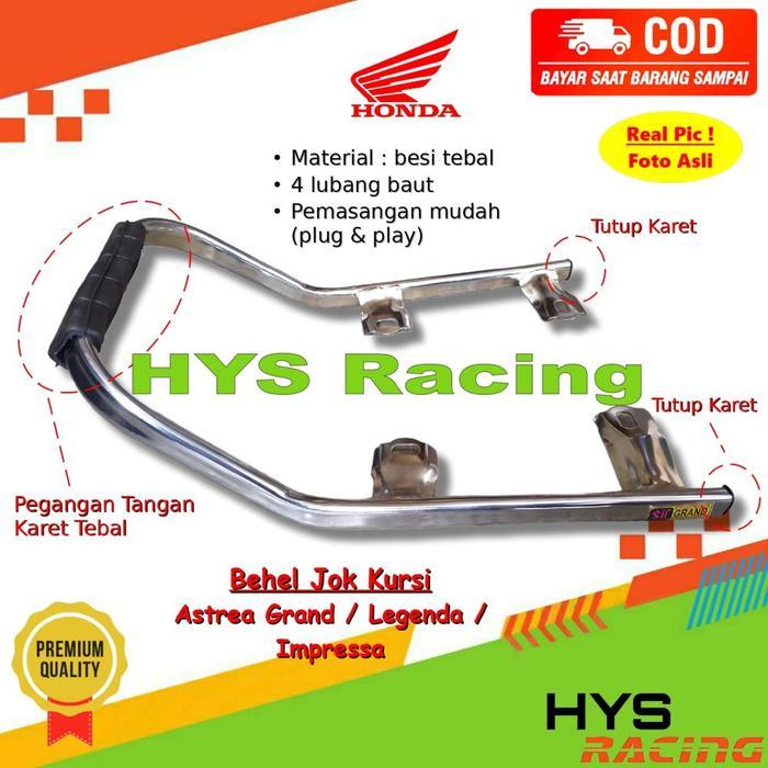 Hyc Behel Begel Jok Kursi Astrea Grand Legenda Impressa - Planger Belakang Variasi Motor Bahan Besi
