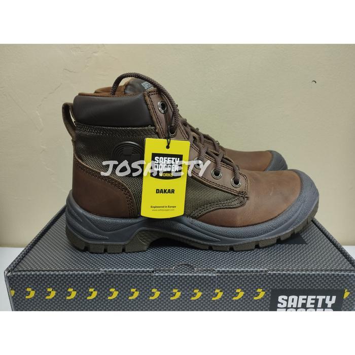 [] Sepatu Safety Jogger Dakar Brown S3