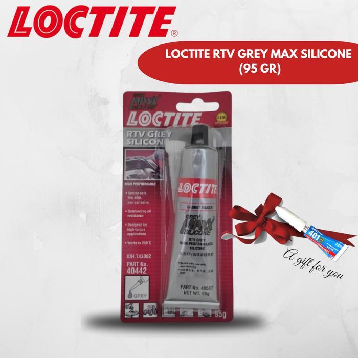 LOCTITE GREY MAXX Silicone/RTV Grey silicone (95 gr) Logam