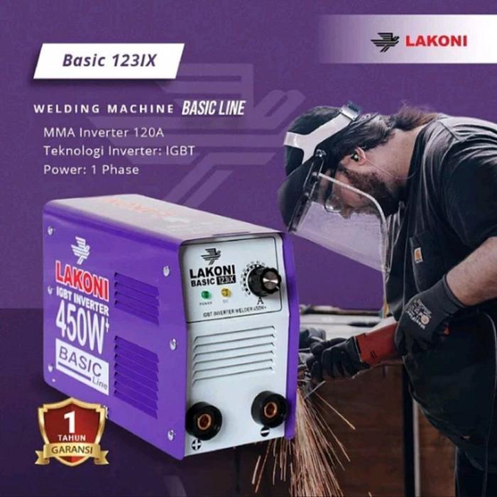 Mesin Las Trafo Las Inverter Lakoni Basic 123Ix Mesin Las Lakoni Mesin Las Inverter Lakoni 450Watt