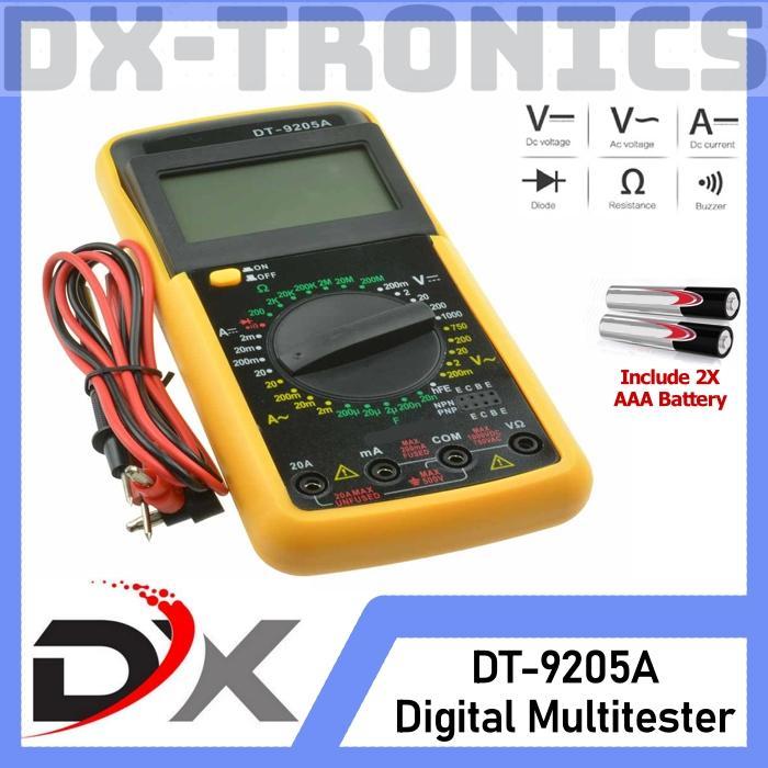 NEW SERIES DT-9205A MULTIMETER DT9205A / MULTITESTER / AVOMETER DT 9205A AVO
