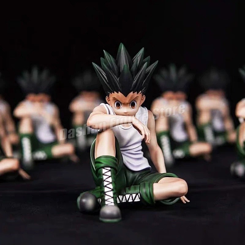 PG HunterHunter GON FREECSS Killua Zoldyck Action Figure Noodle Stopper Anime Killua Figure Statue