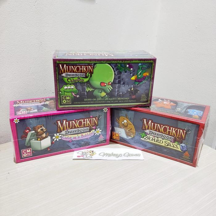 BERMUTU Munchkin Dungeon Cthulhu Board Silly Cute as a Button Expansion