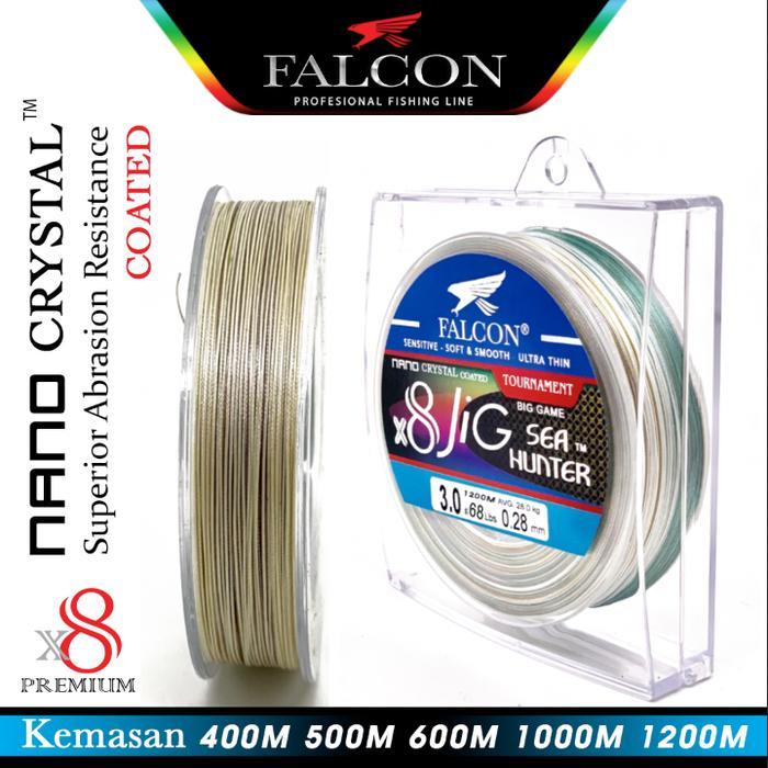 Readyyy Senar Pe X8 Falcon Sea Hunter Jig Nano Crystal Coating.