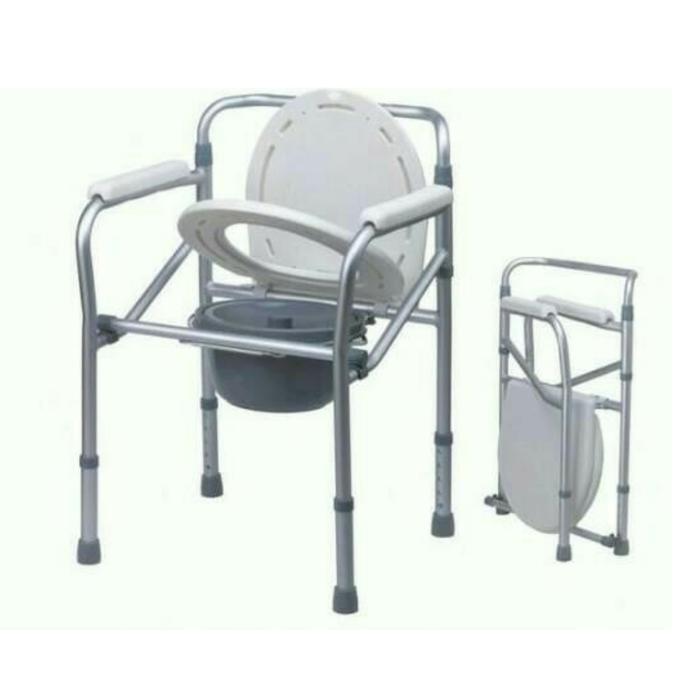 Premium Kursi Bab Tanpa Roda Commode Chair Kursi Commode Original